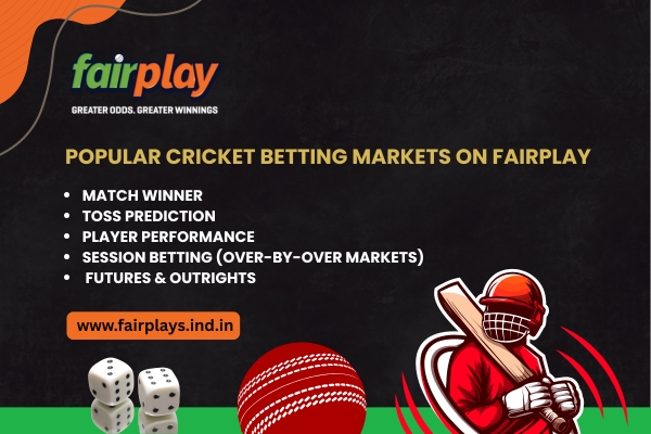 Popular Cricket Betting Markets on Fairplay
